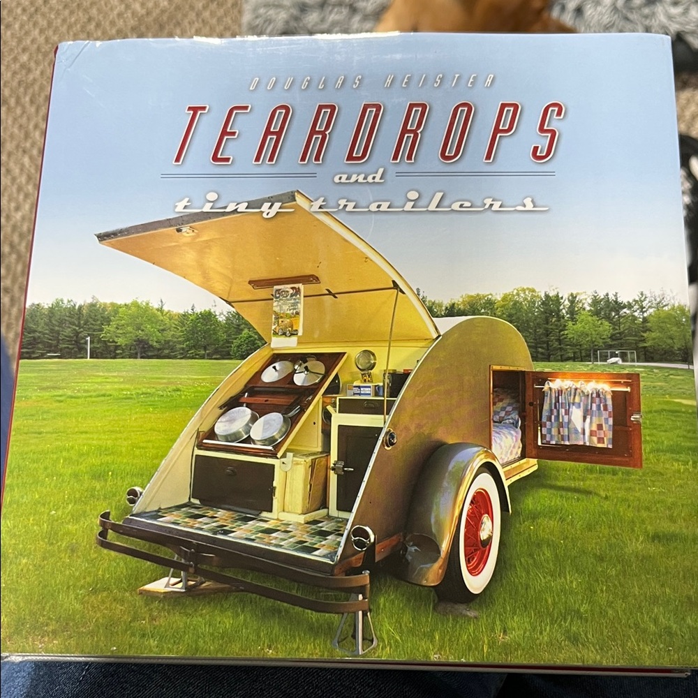 Gibbs Smith Teardrops and Tiny Trailers Book - Blue and Green